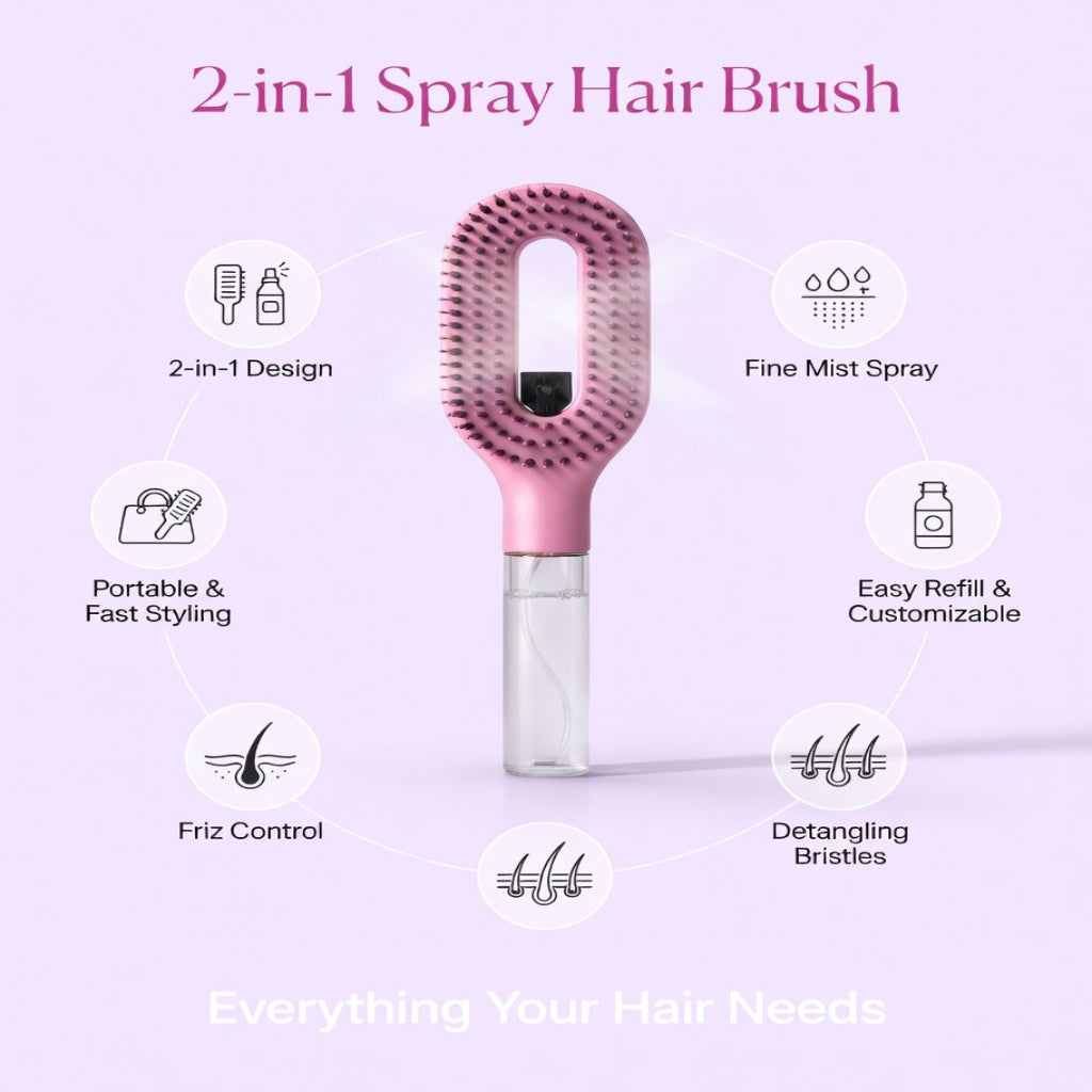 Arvoa™ MistBrush - Hair Spray Brush