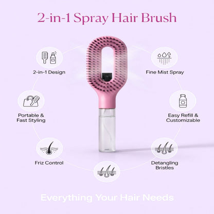 Arvoa™ MistBrush - Hair Spray Brush